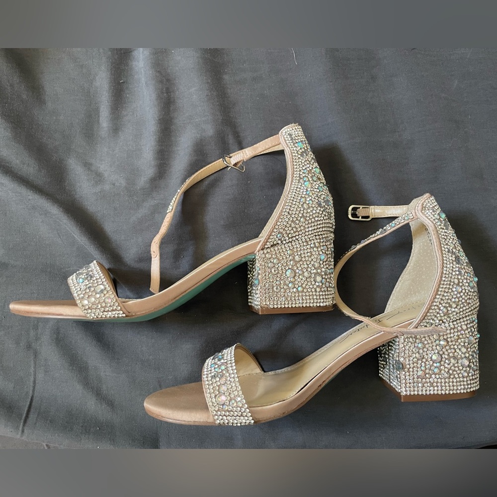 Betsey Johnson champagne Mari heels